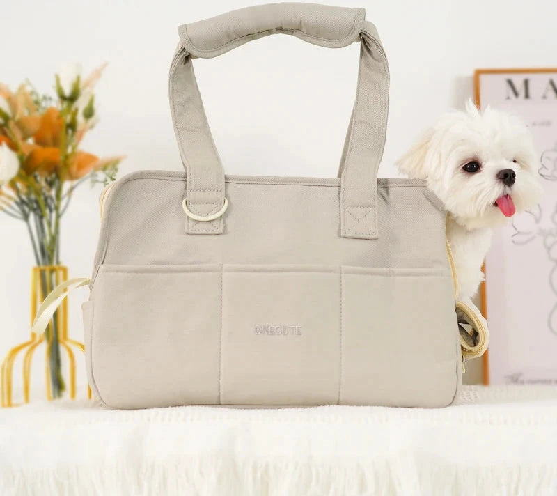 Sac à bandoulière portable élégant pour chien