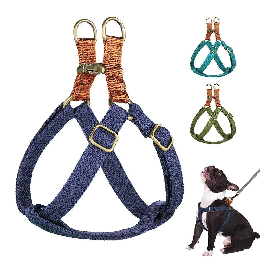 Dog Harness Soft Nylon Dog Harnesses Reflective Pet Vest