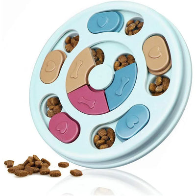 Jouets de puzzle pour chiens Distributeur de nourriture interactif à alimentation lente Augmente le QI 