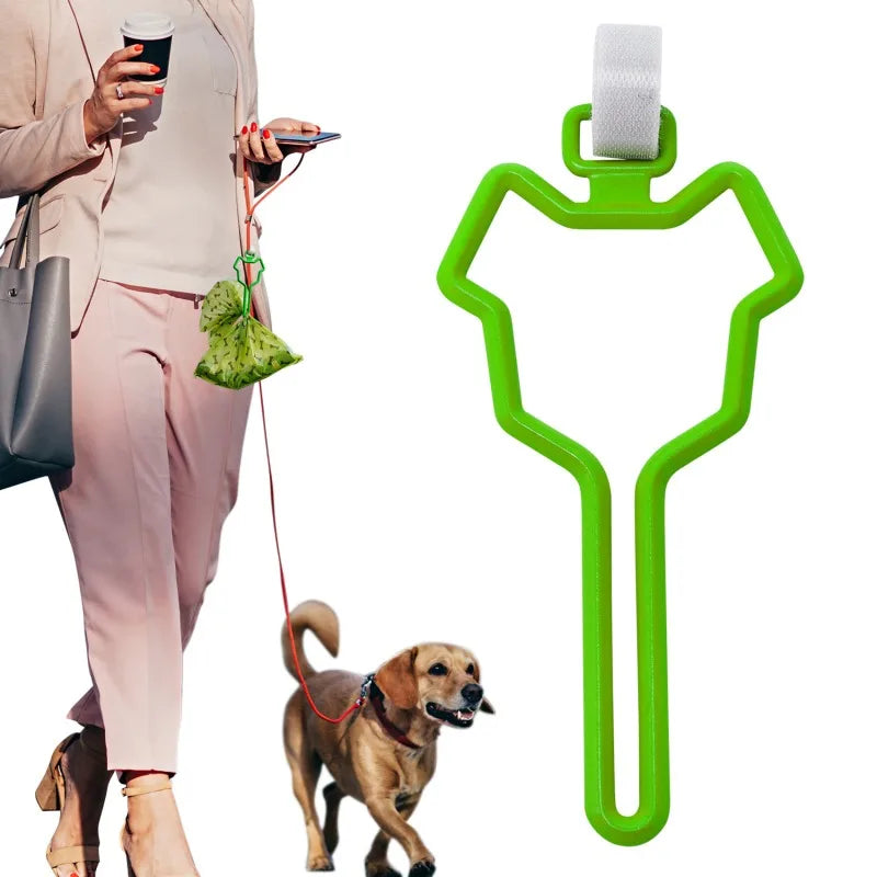 Hands Free Dog Poop Bag Holder Pet Waste Carrier Clip