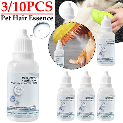 Pet Steam Brush Wash Free Essence Hair Serum