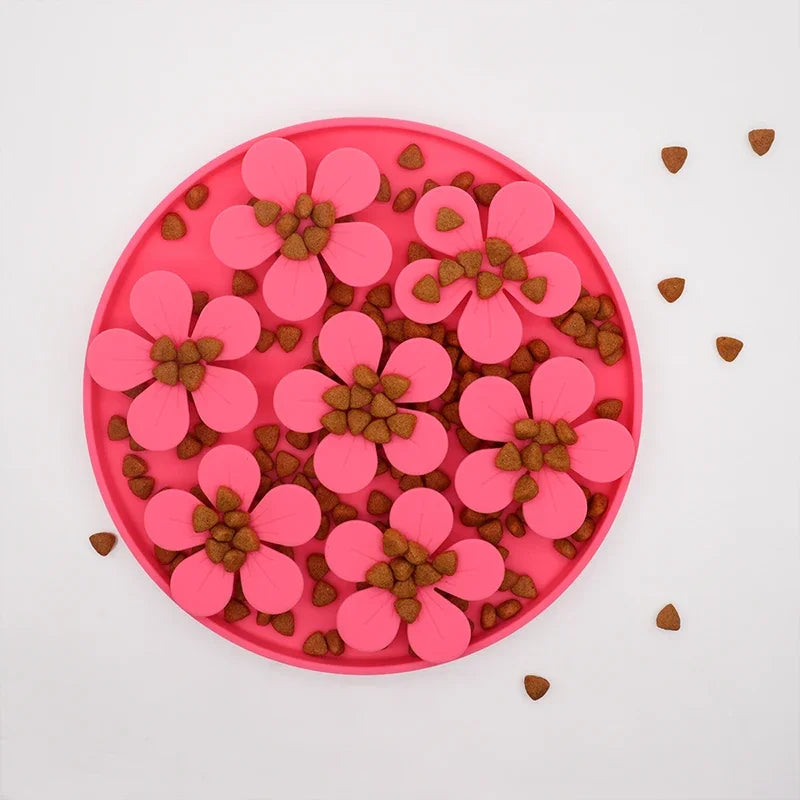 Flower Power Dog Slow Feeder Food Mat