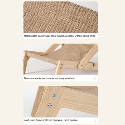 Lounge Cat Sisal Scratcher Bed