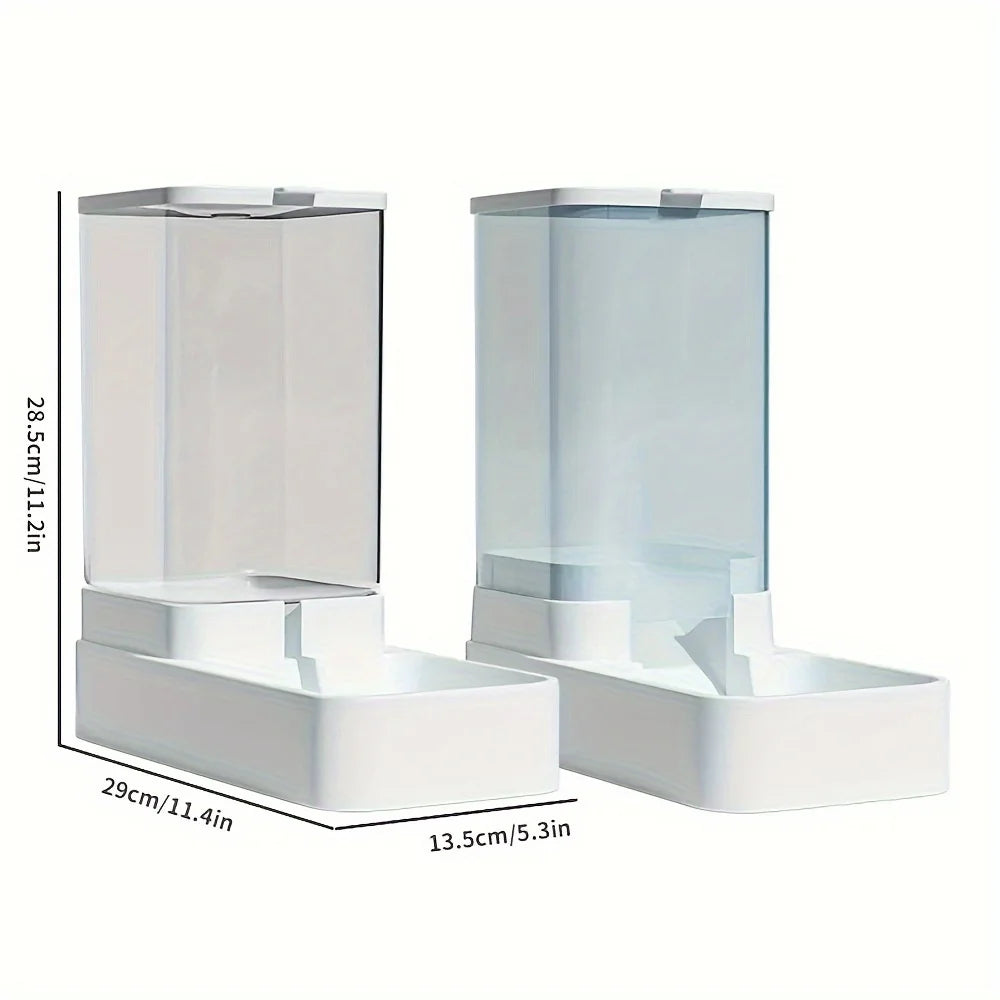 Easy-Refill Automatic Pet Feeder & Water Dispenser Duo 2PCS.