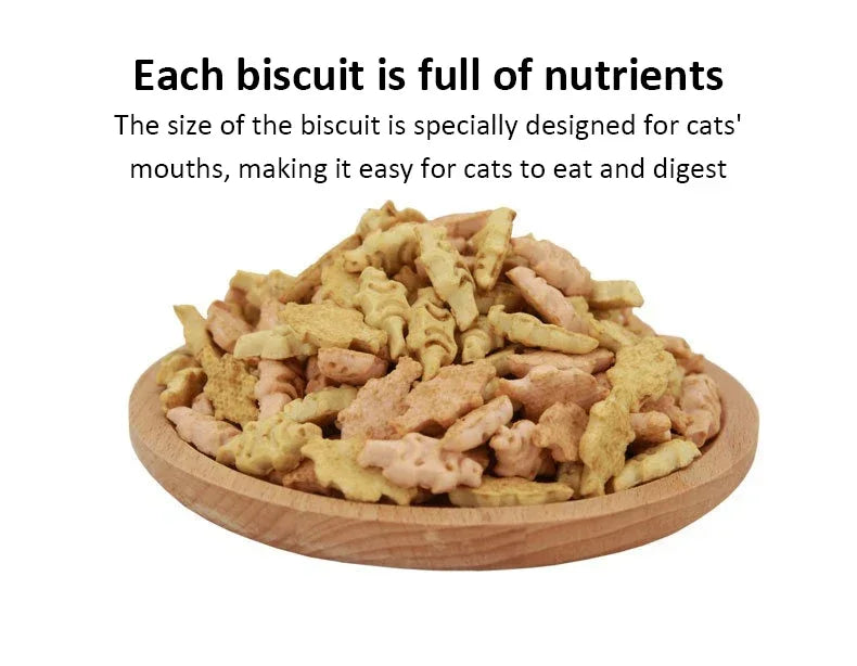 Biscuits pour chats Snacks Poulet Thon Saumon