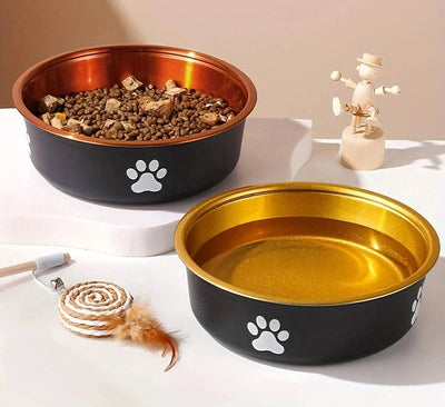 Classic Anti-Slip Stainless Steel Dog Bowls