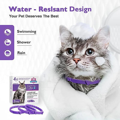 Calming Collar Cat And Dog Relieve Anxiety Protection Retractable Collars