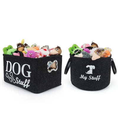 Panier de rangement pour jouets pour chien