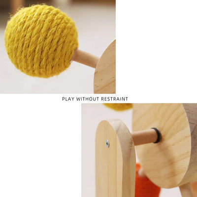 Wheel Cat Scratching Ball Toys Board