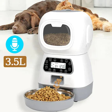 Distributeur automatique de nourriture pour chats et chiens, distributeur intelligent de nourriture pour chiens à rotation lente et intelligente, WiFi