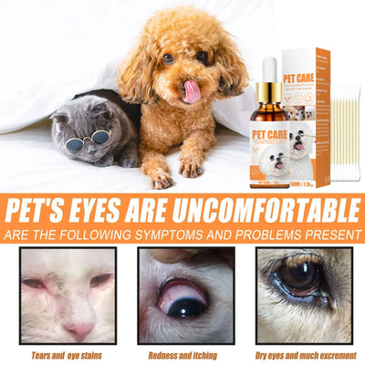 Pet Eye Wash Drops Remove Tear Marks & Tear Stain Remover