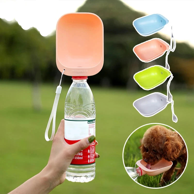 Pet Travel Water Bottle Topper