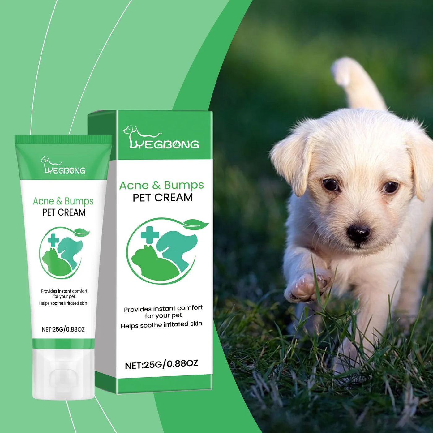 Crème de soin multi-usages cicatrisante et nettoyante pour la peau des animaux de compagnie