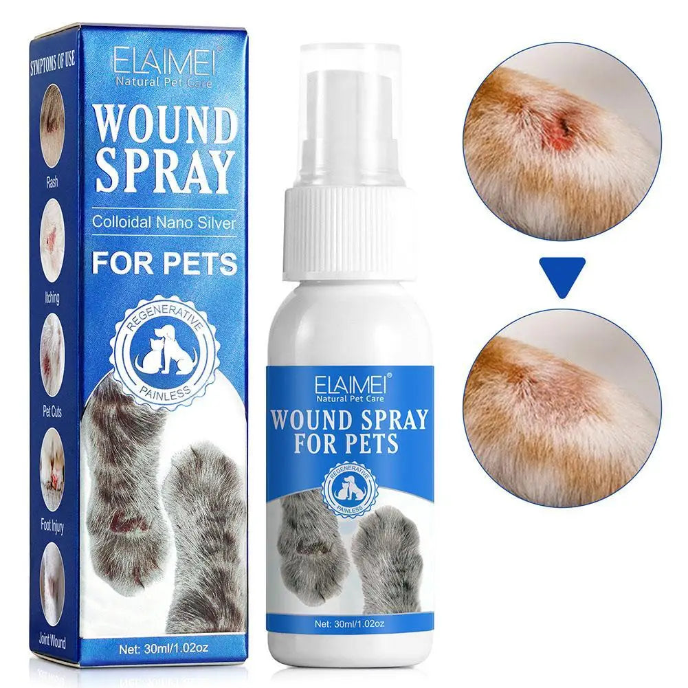 Spray réparateur pour plaies d'animaux Soins pour animaux de compagnie