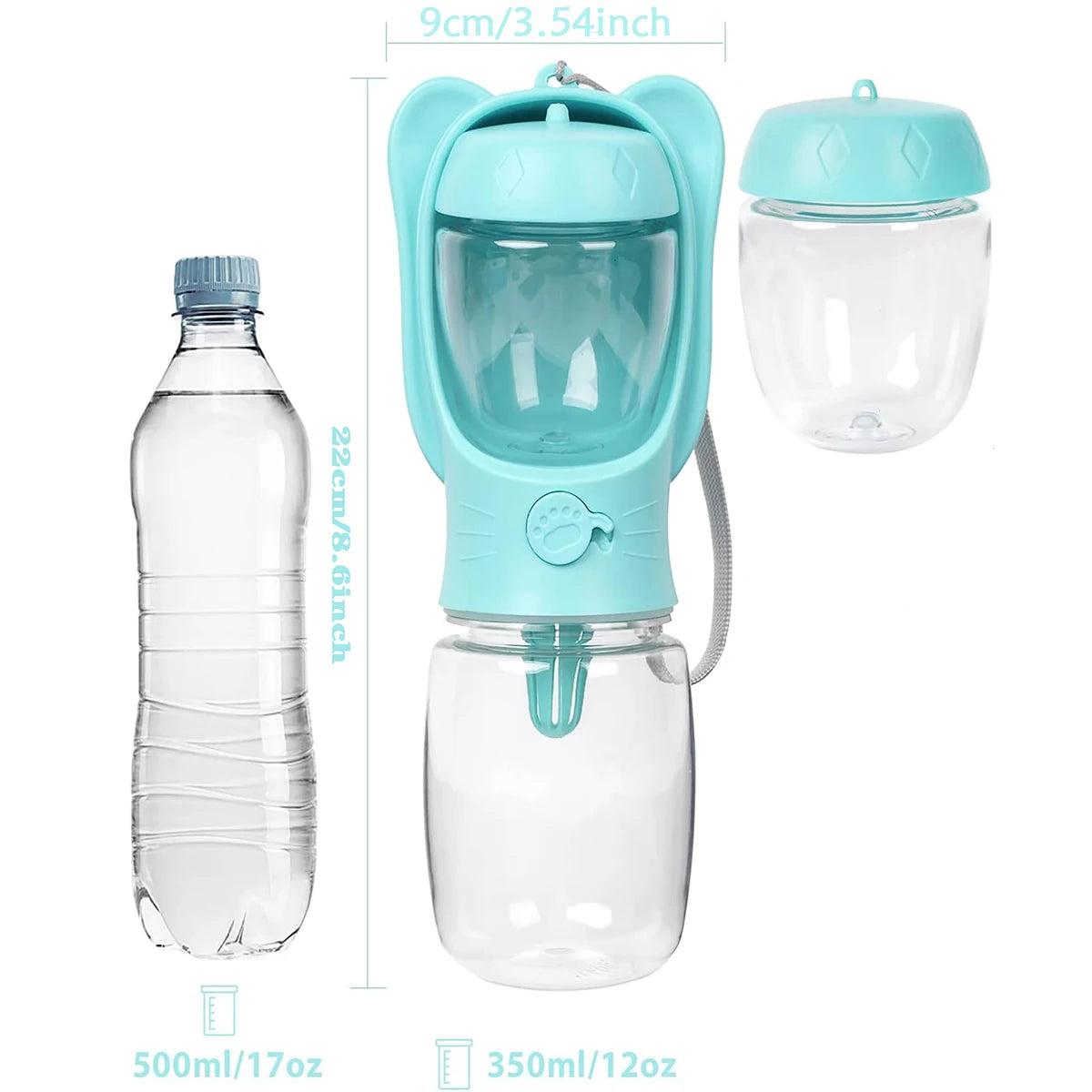 Food & Water Travel All in One Bottle Dispencer