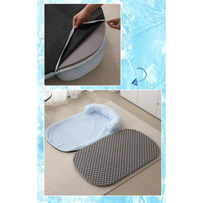 Pet Ice Silk Cooling Mat Self Cooling Washable