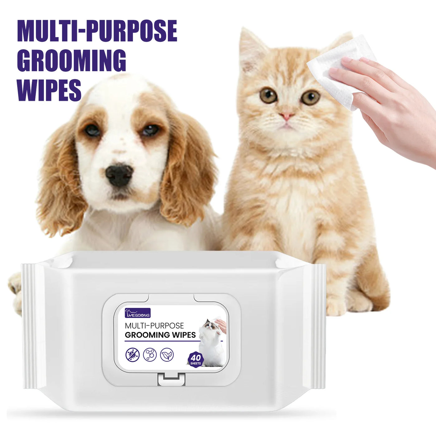 Multi Clean Pet Wet wipes Travel