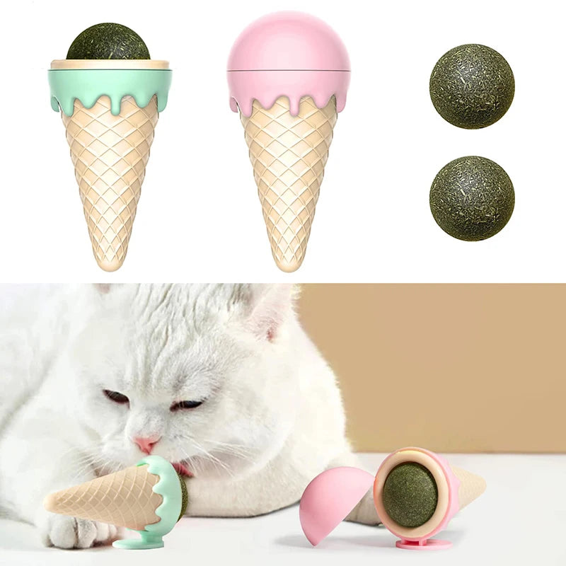 Ice Cream Cat Mint Toy