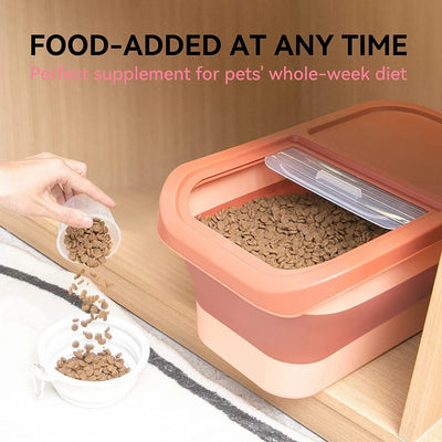 Dog Food Storage Container Folding Airtight