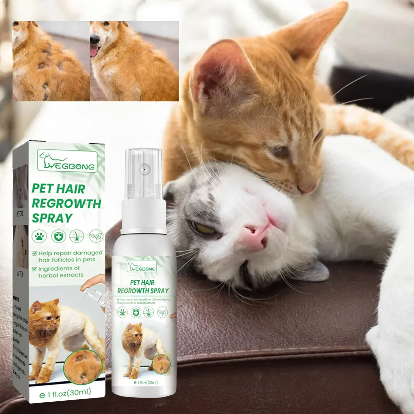 Pet Hair Regrowth Liquid Hair Loss Treatment