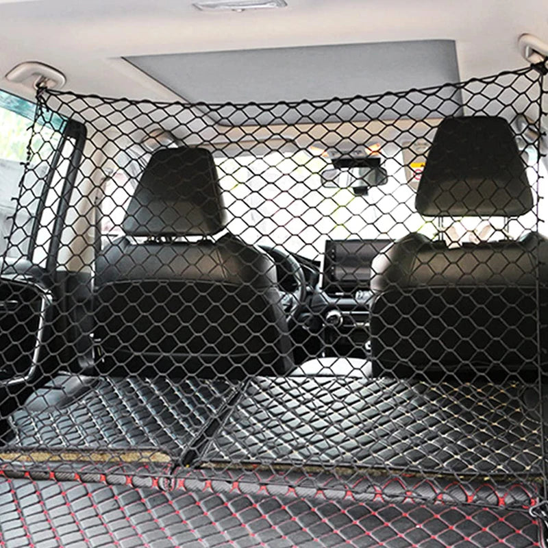 Durable Dog Car Safety Barrier Net Adjustable