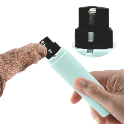 Broyeur à ongles électrique pour animaux de compagnie avec lumière LED