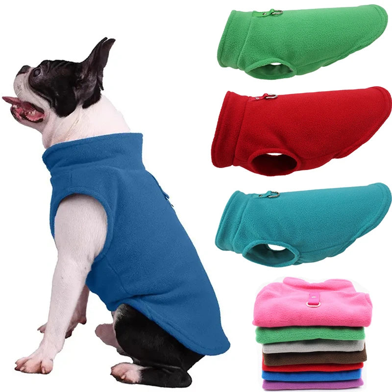 Warme Fleece-Hundekleidung, weich