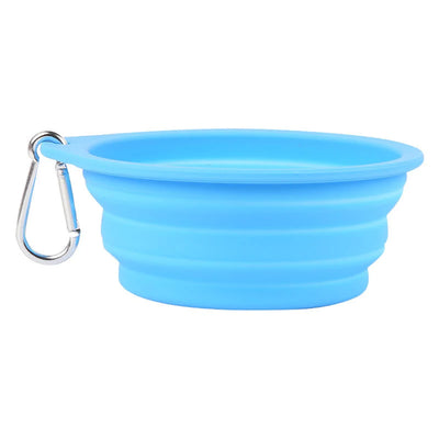 X Large Collapsible Dog Pet Folding Silicone Bowl