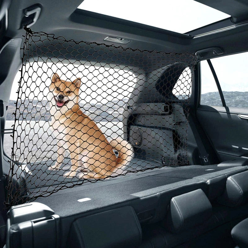 Durable Dog Car Safety Barrier Net Adjustable