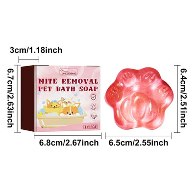 Sensitive Pet Mite Removal Softening Fur Soap