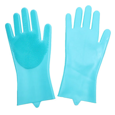 Gants de nettoyage pour toilettage d'animaux