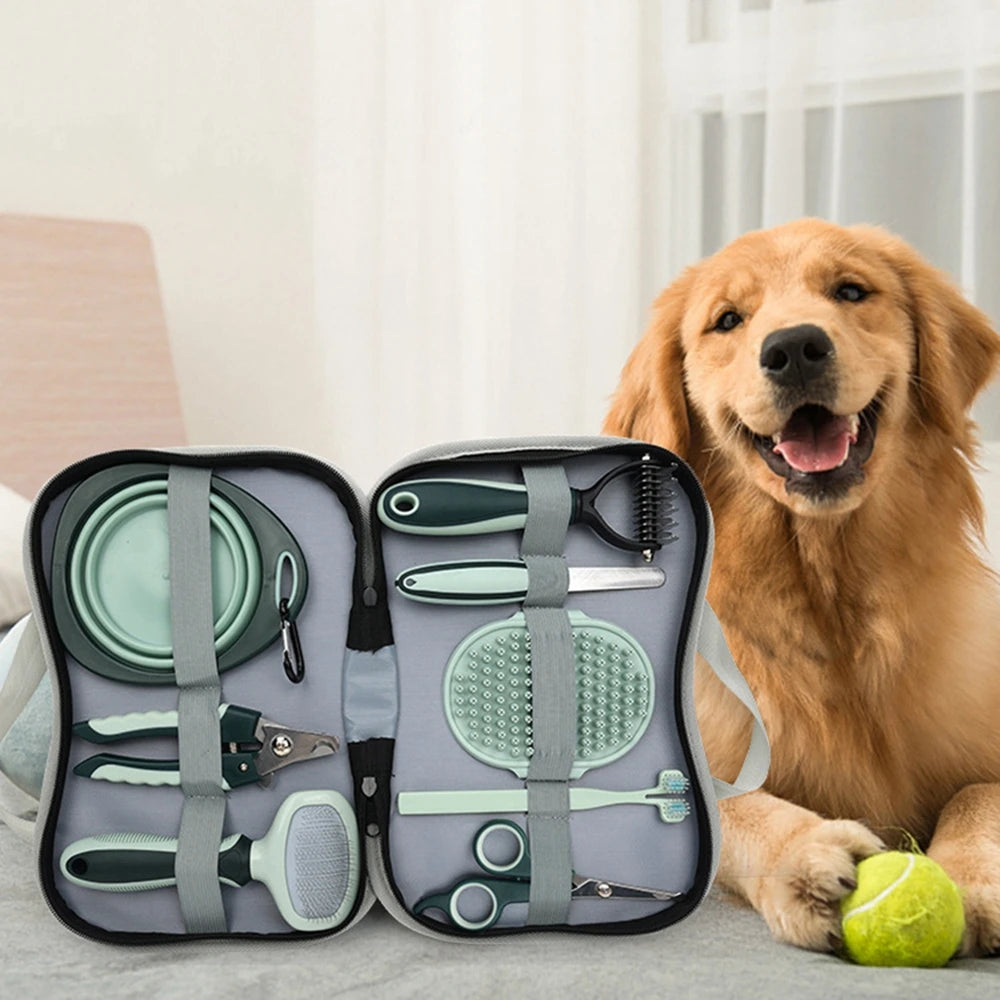 8 in 1 Dog Cat Grooming Comb Set