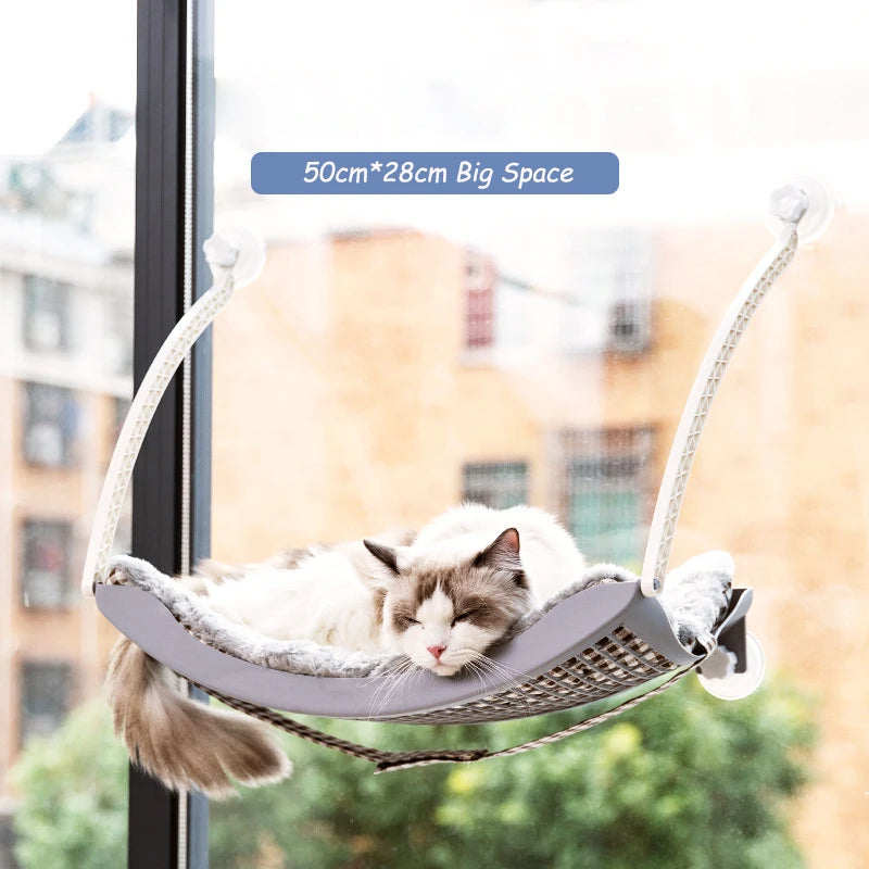 Relax Cat Hammock Balcony Windows Mount Sunny Seat