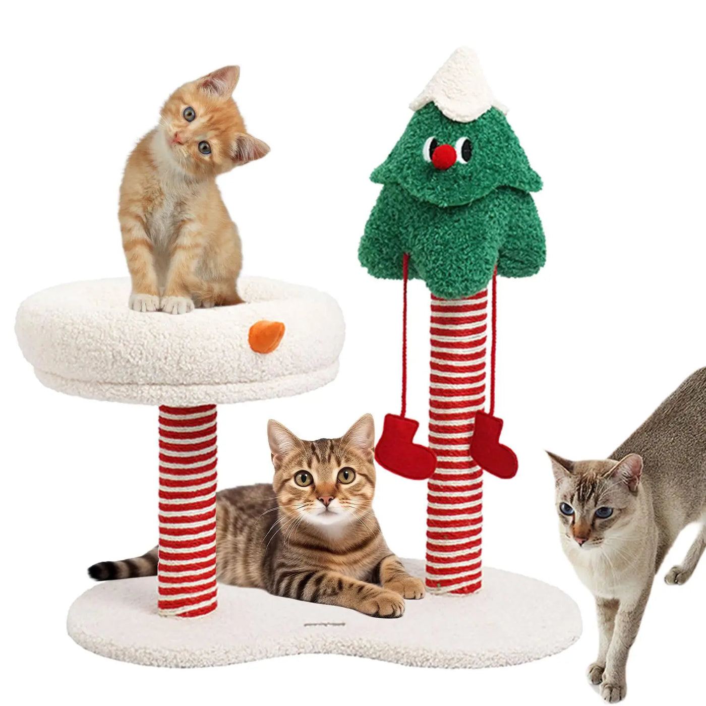 Christmas Collection Indoor Outdoor Cat Climbing & Relax Rack