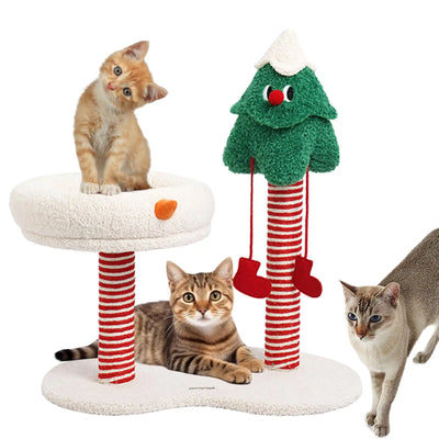 Christmas Collection Indoor Outdoor Cat Climbing & Relax Rack