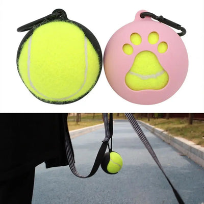 Tennisballhalter mit Haken, leicht, freihändig