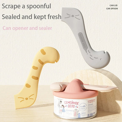 Pet Spoon Multifunctional Can Opener Wet Food