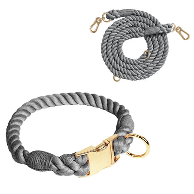 Macaron Hundehalsband &amp; Leinen Set