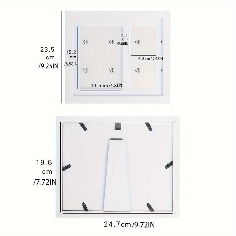 Kit souvenir et cadre photo de qualité supérieure avec empreintes de pattes d'animaux