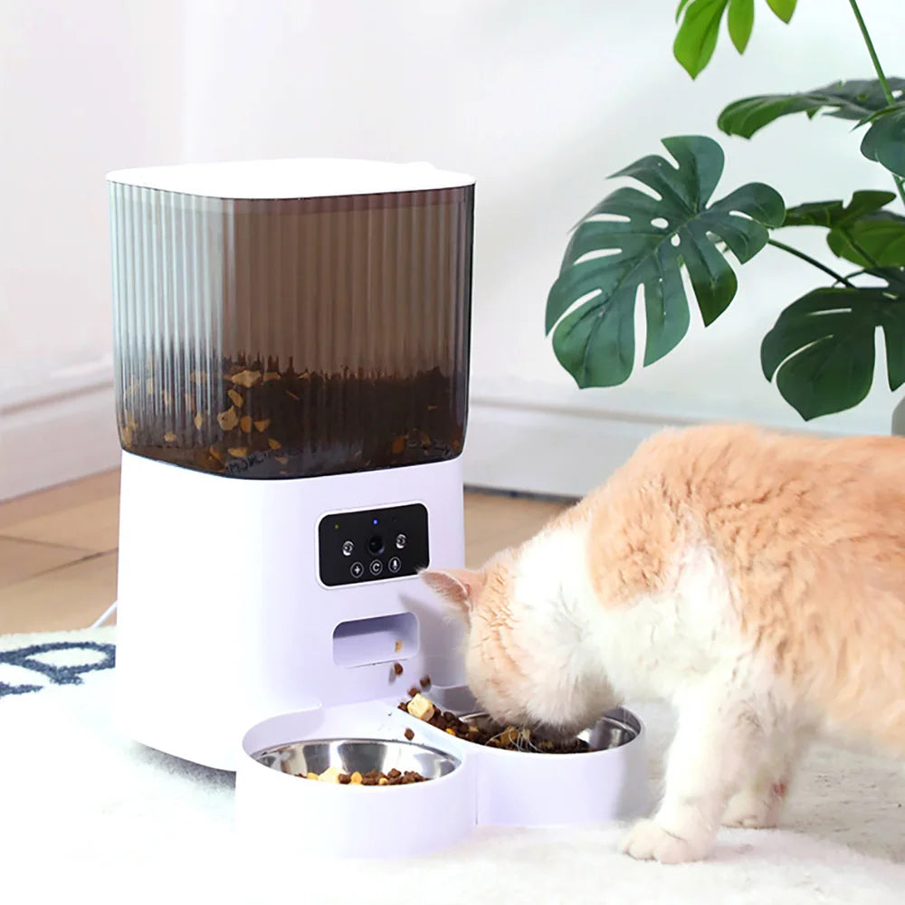 Distributeur automatique de nourriture pour animaux de compagnie, distributeur intelligent de nourriture pour animaux de compagnie