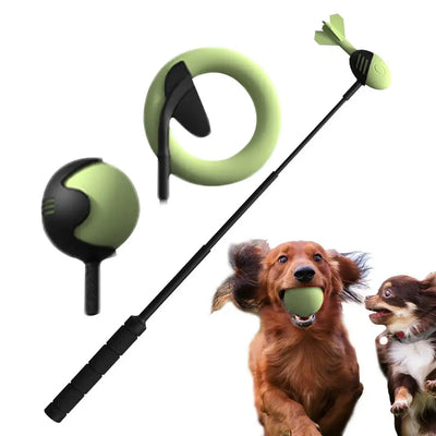 Dog Toys Throwing Stick Hand Training Toy