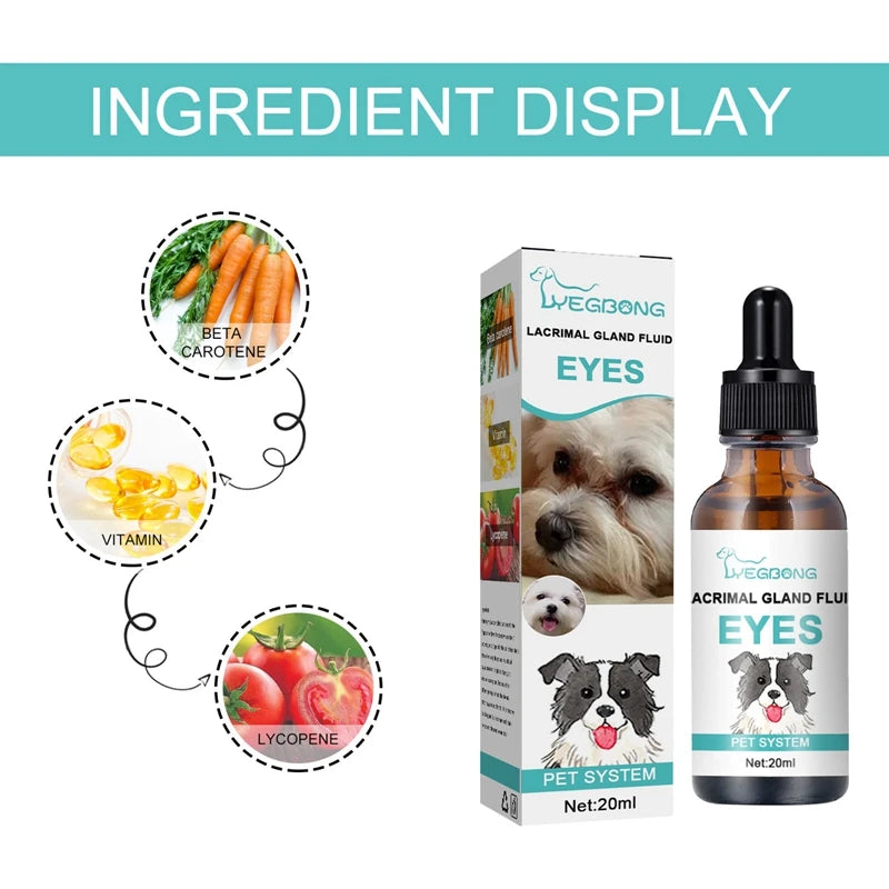 Sensitive Pet Tears Disappear Balance Nutrition Drops