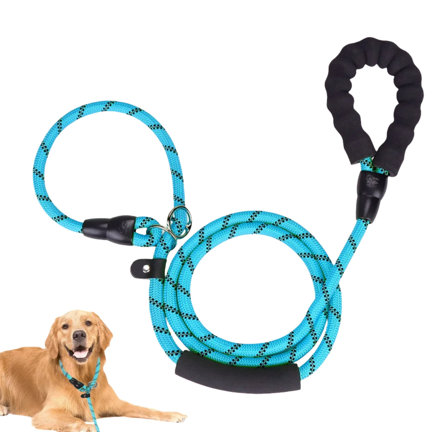 Soft Touch Adjustable Anti-slip No-pull Dog Leash & Collar