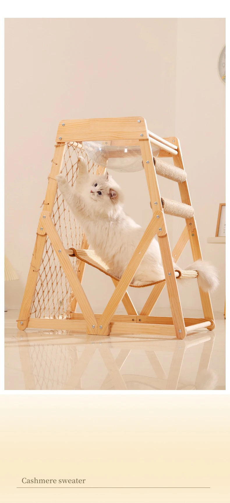 Cat Climbing Frame Space Capsule Scratching Board