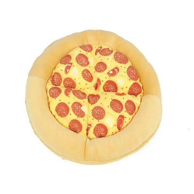 Pizza Snack Plush Squeaky Sound Pet Toy