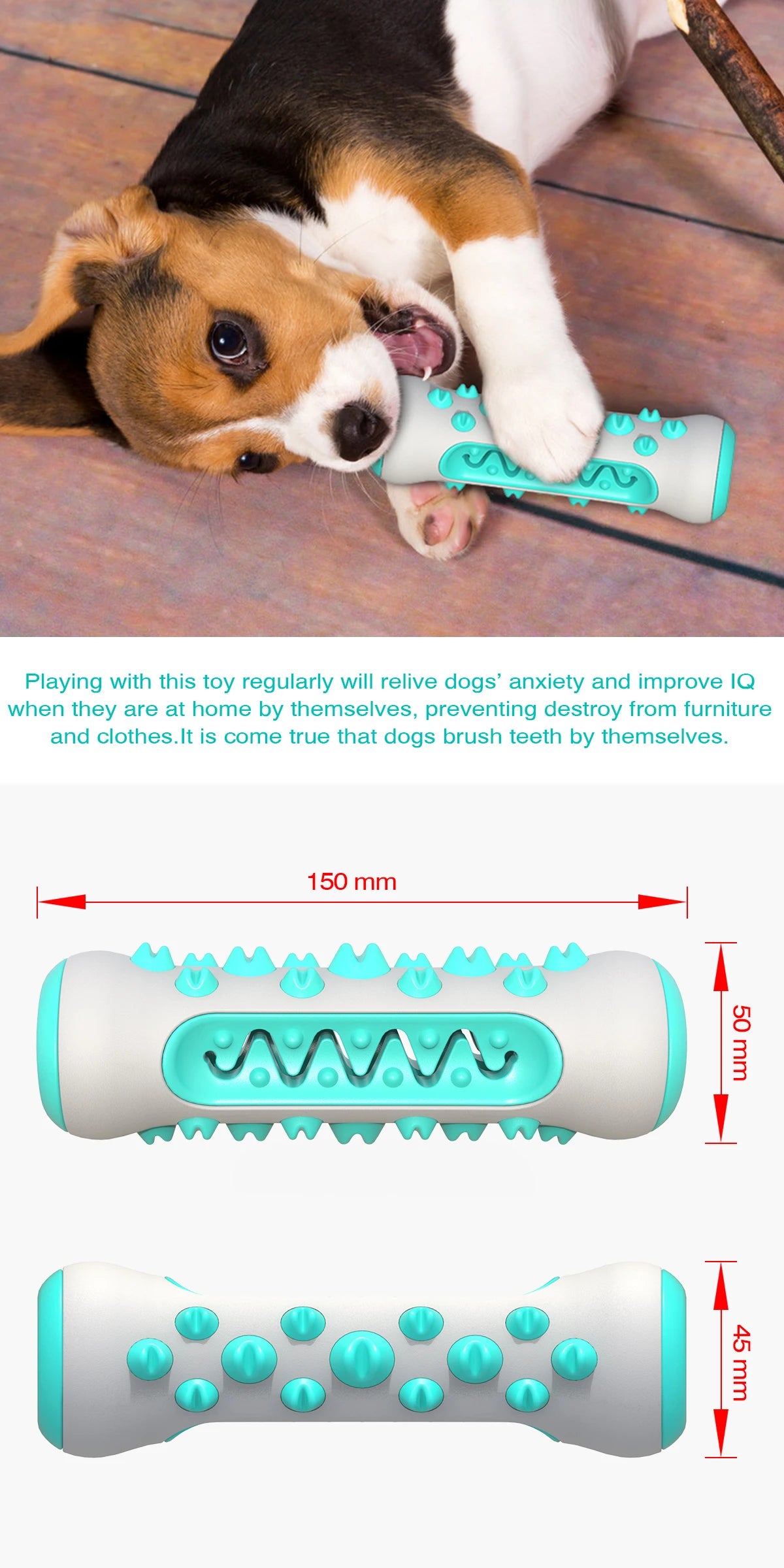 Pet Toothbrush Stick Dog Toy