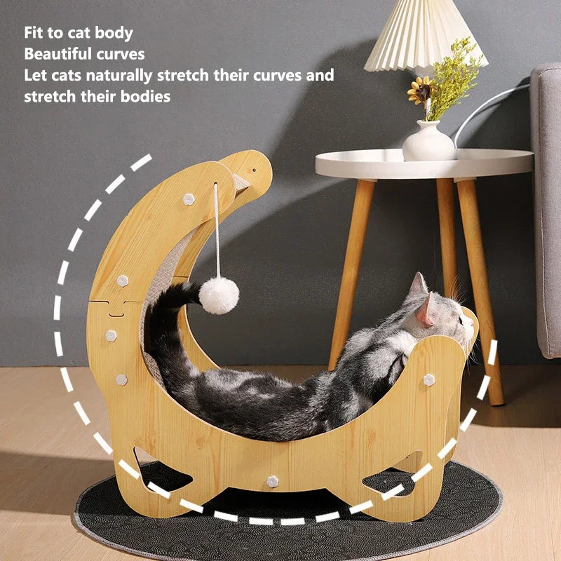 Moon Cat Scratching Bed