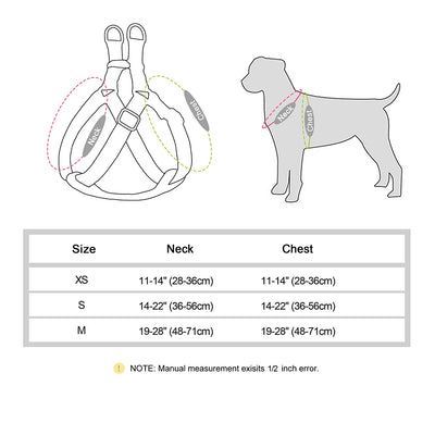 Hundegeschirr Weiches Nylon-Hundegeschirr Reflektierende Haustierweste