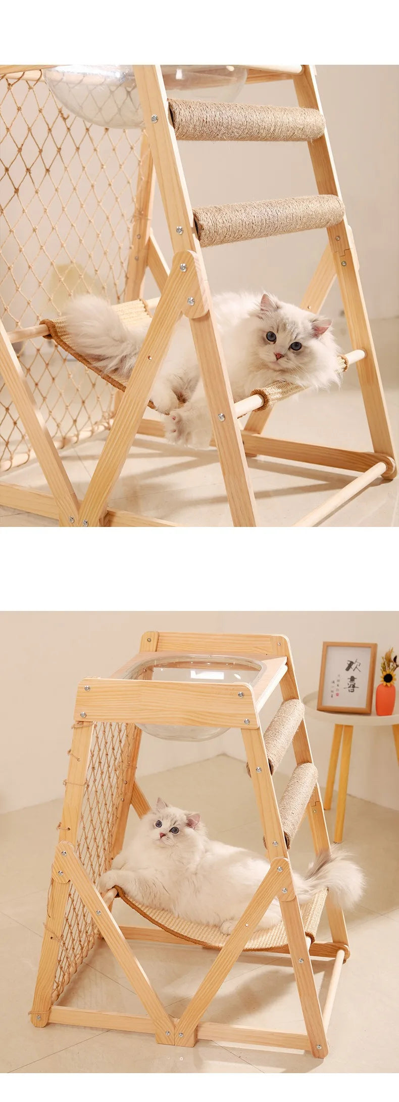 Cat Climbing Frame Space Capsule Scratching Board