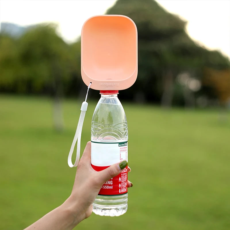 Pet Travel Water Bottle Topper